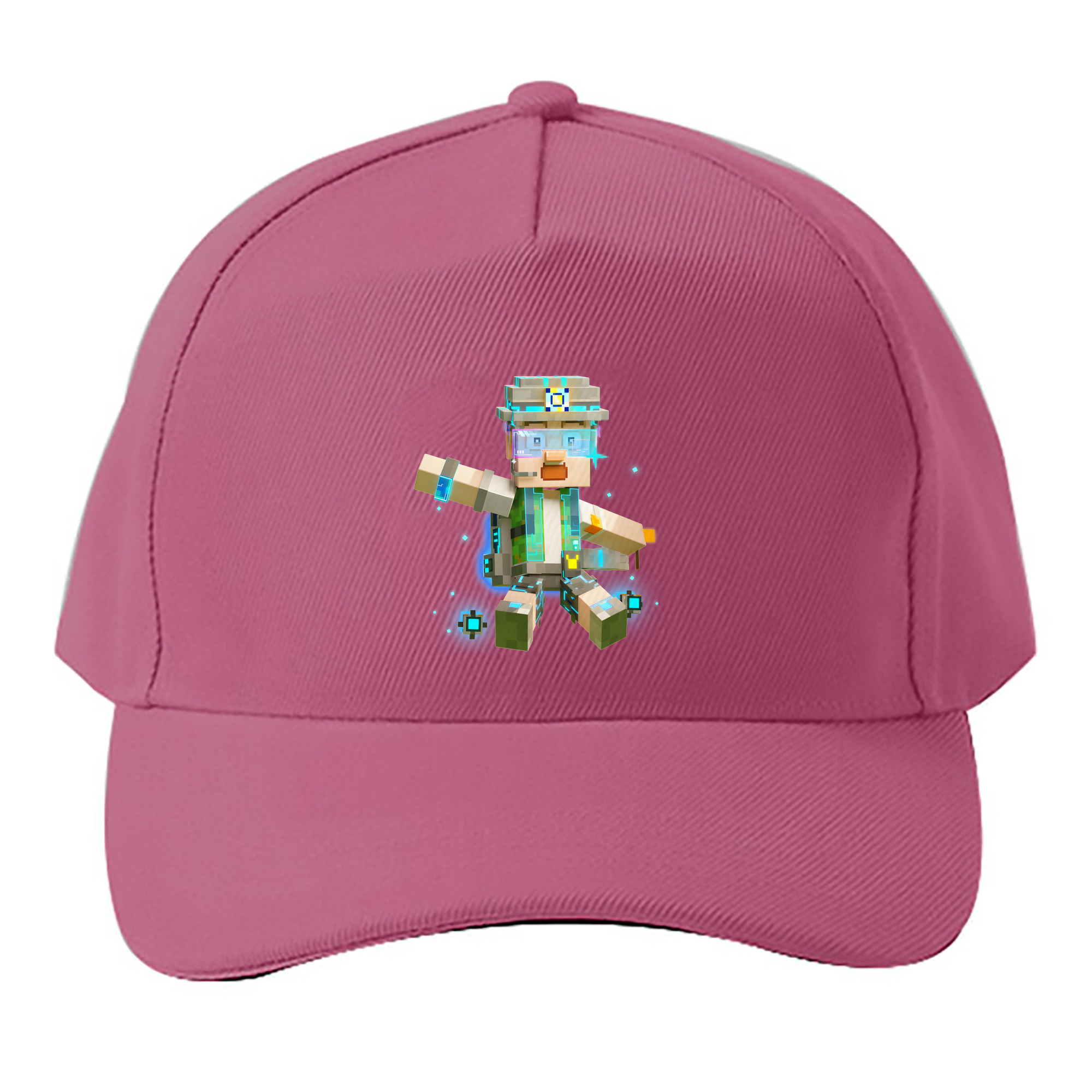 （画像用） マインクラフト ブロックの世界 Minecraft MC Block world ベースボールキャップ 綿100％ 男女兼用 帽子 スポーツ